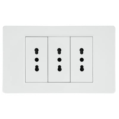 Tomacorriente Triple 10A/16A UltraSmart Standard