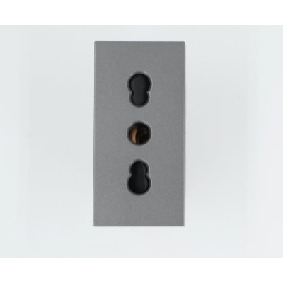 Modulo Tomacorriente 10-16A/250V UltraSmart Style Grey