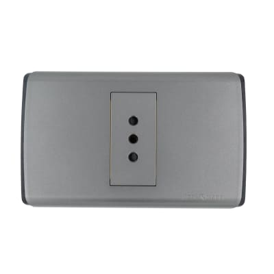 Tomacorriente Simple 10A UltraSmart Grey 1