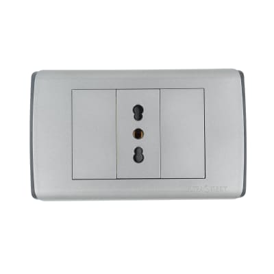 Tomacorriente Simple 10-16A/250V UltraSmart Style Grey 1