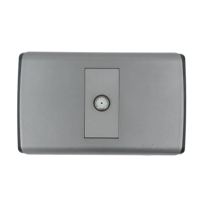 Toma TV Cable Muro UltraSmart Style Grey