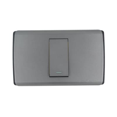 Interruptor Conmutador Simple 9/24  UltraSmart Grey