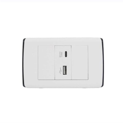 Cargador Usb Muro + tipo C 2100mA / DC5V UltraSmart Style White