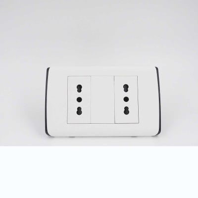 Tomacorriente Doble 10A/16A UltraSmart Style White 1