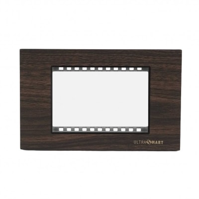 Placa Doble Triple Enchufe o Interruptor UltraSmart Wood 1