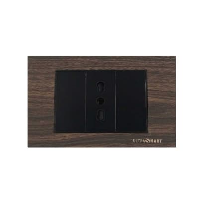 Tomacorriente Simple 10-16A/250V Wood 1