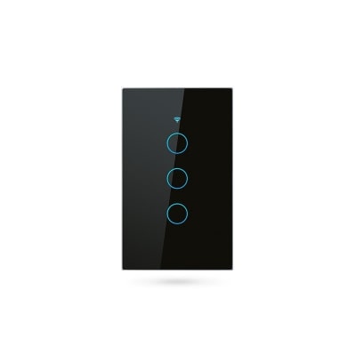 Smart Switch 3 Canales Negro Para Alarma G90 Plus