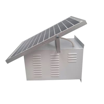 Alarma Comunitaria Solar 30W + 2 Controles Metálicos 3