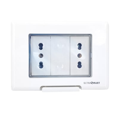 Hidrobox Tomacorriente Doble 10/16 A 2