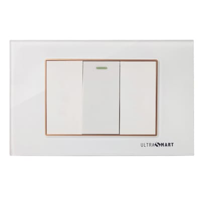 Interruptor Simple 9/12 Linea Crystal Advantage