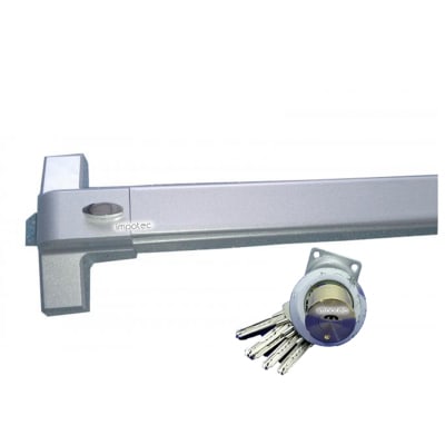 Kit Barra Antipanico Un Punto Con Cerradura Economica 1