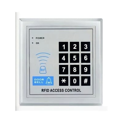 Kit Completo Control de Acceso Puerta de Vidrio 280kg 4