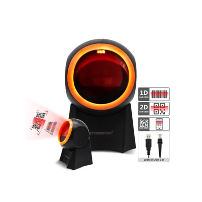 Lector Código de Barra 2D Codigo Barra QR con Base 4