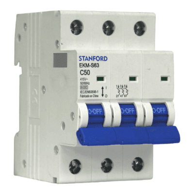 Interruptor Automático 3x50A 6KA Curva C STANFORD