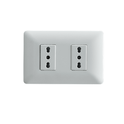 Tomacorriente Doble Bipaso 10/16A STANFORD