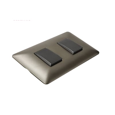 Interruptor Doble 9/15 10A STANFORD Café 4