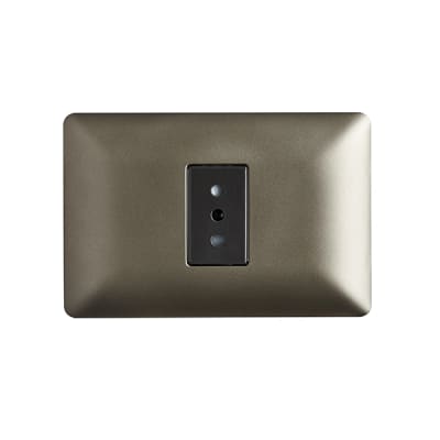 Tomacorriente Simple 10A STANFORD Café 1