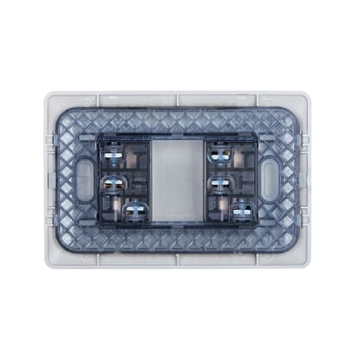 Tomacorriente Doble Bipaso 10/16A STANFORD Café 3