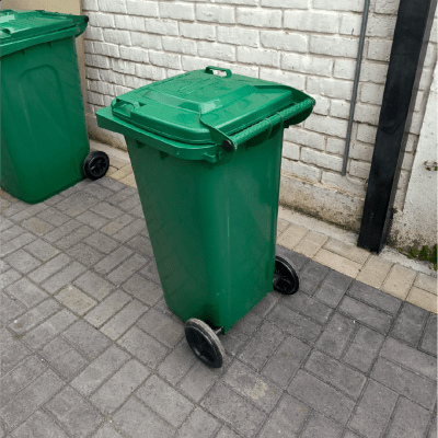 Contenedor Basura 120 litros HDPE Basurero Municipal 2