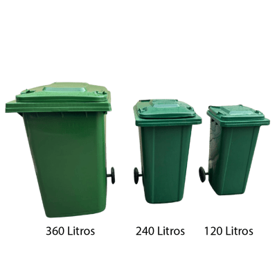 Contenedor Basura 120 litros HDPE Basurero Municipal 3