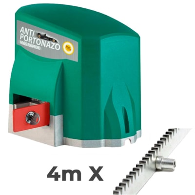 KIT PORTON VELOTI SPEED 700 KG + 4 MT CREMALLERAS 1