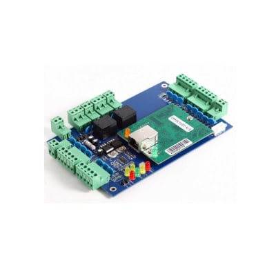 Panel Control de Acceso 1 Puerta + 1 Lector RFID + Boton Salida + Fuente UPS + Software 2