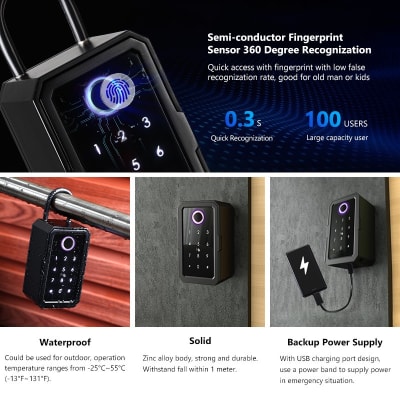 Porta Llaves Seguridad Digital Tuya Smart 2
