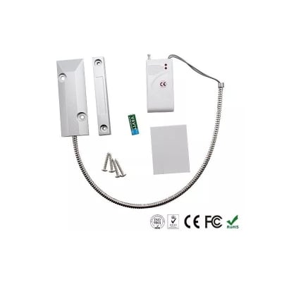 Sensor Magnético Inalámbrico Cortinas Metalicas Alarma Gsm 2