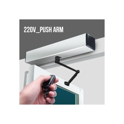 Sistema Abre Puerta Batiente Automatico Push (Empuje) Pull (Tirar) 10