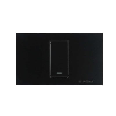 Interruptor Simple 9/12 UltraSmart Black