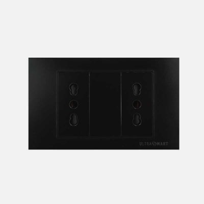 Tomacorriente Doble 10A/16A UltraSmart Black