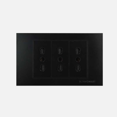 Tomacorriente Triple 10A/16A UltraSmart Black