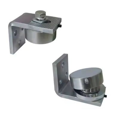 Quicios Pomeles Rodamiento en L Para Portón Batiente 50mm 400Kg