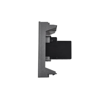 Placa de Muro 1 Puerto HDMI Linea Crystal Grey 4