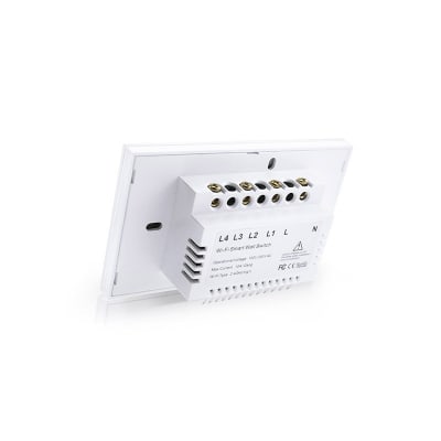 Smart Switch 2 Canales Blanco Para Alarma G90 Plus 4
