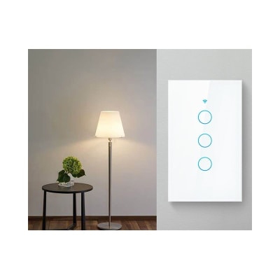Smart Switch 3 Canales Blanco Para Alarma G90 Plus 6