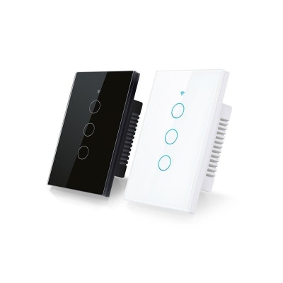 Smart Switch 3 Canales Blanco Para Alarma G90 Plus 7
