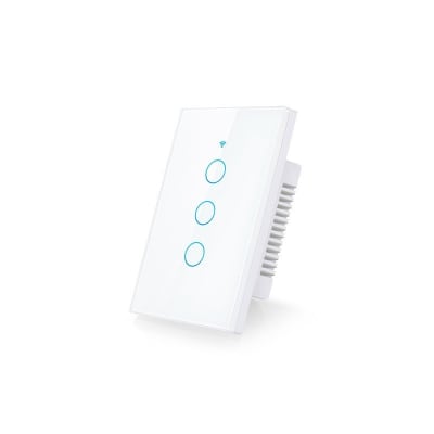 Smart Switch 3 Canales Blanco Para Alarma G90 Plus 4