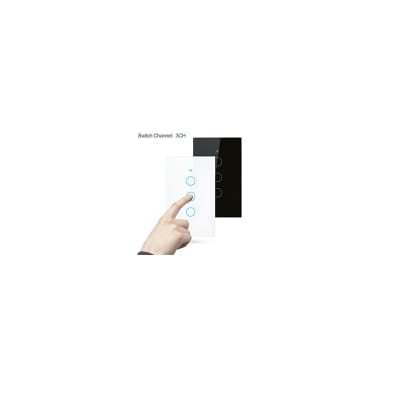 Smart Switch 3 Canales Negro Para Alarma G90 Plus 2
