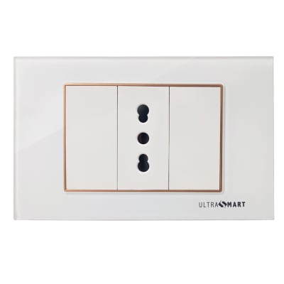 Tomacorriente Simple 10 -16A/250V Linea Crystal Advantage