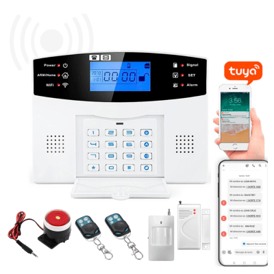 Alarma Wifi 4G Kit 6 Sensores Mag + 1 Sensor Mov / IMPOTEC 2