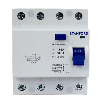 Interruptor Diferencial 4x63A 30mA STANFORD 2