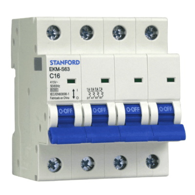 Interruptor Automático 4x16A 6KA Curva C STANFORD