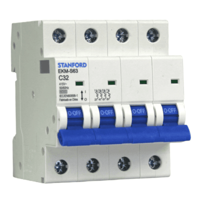 Interruptor Automático 4x32A 6KA Curva C STANFORD