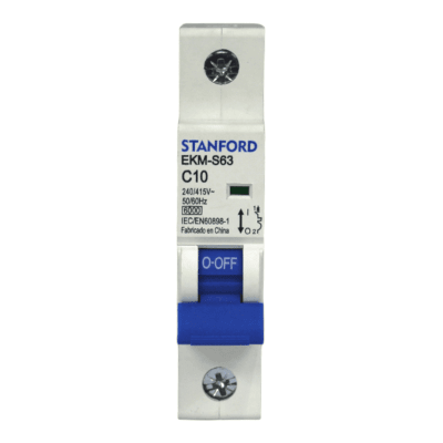 Interruptor Automático 1x10A 6KA Curva C STANFORD 2