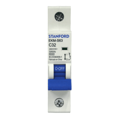 Interruptor Automático 1x32A 6KA Curva C STANFORD 2