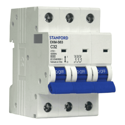 Interruptor Automático 3x32A 6KA Curva C STANFORD 1