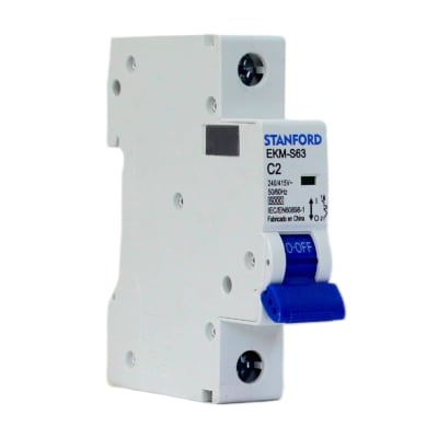 Interruptor Automático 1x2A 6KA Curva C STANFORD 1