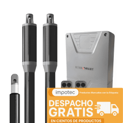 Kit Porton Automatico Batientes 2 Hojas 150kg hojas 0