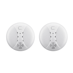 Pack 2 Sensores Humo Inalámbricos Para Alarmas 0